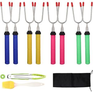 Kit Ustensiles Barbecue 9 Pièces En Acier Inoxydable - Pelle, Fourchette, Pince Et Brosse Pour Grillades Parfaites