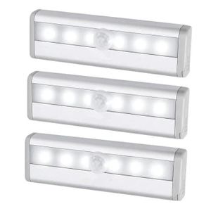Eclairage de meuble LED Sensor Light, Lampe de Placard, Charge-Powered LED  Night Light, Automatique, Escalier, d'armoire ect (1ft - Cdiscount Maison