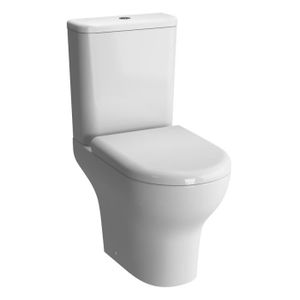WC - TOILETTES Pack WC blanc caréné complet avec réservoir 3-6L ZENTRUM sortie horizontale - VITRA - 9012B003-7207