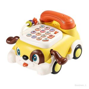 TÉLÉPHONE JOUET Bébé téléphone jouets histoire jouet téléphone portable jouet jeu musique lumière jouet Parent enfant interactif jouet jaune