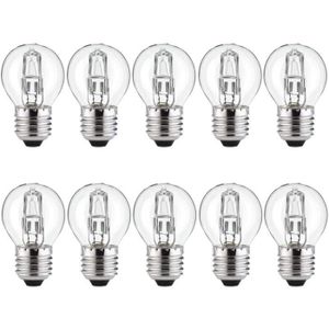 AMPOULE - LED Eco Lot de 10 ampoules halogènes, 28 W presque 40 
