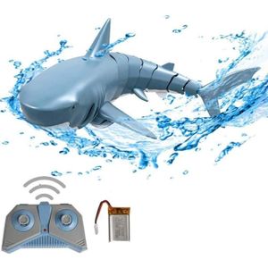 Requin Télécommandé 2.4 GHz Bateau Jouet RC Simulation Gris Kiztoys