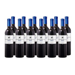 VIN ROUGE BARON MAXIME MERLOT Vin de France Rouge 2021 12x75