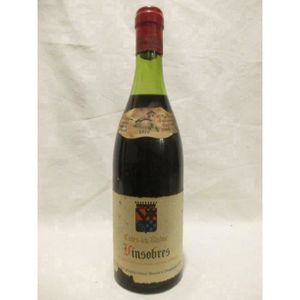 VIN ROUGE vinsobres cave du prieuré (b2) rouge 1970 - rhône 