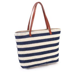 PANIER - SAC DE PLAGE Sac de Plage en Paille Femme-Grande Capacité Cabas