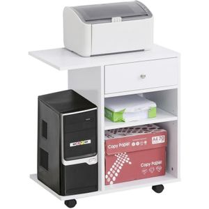 Exponent 44003 meuble support avec 4 tiroirs pour imprimante (noir