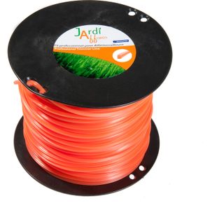 d/ébroussailleuse multifonction Recharge bobine fil 40 m diam/ètre 2,4 mm rond coupe bordure