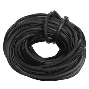 SERRE DE JARDINAGE Fournitures d'accessoires serre chaude câble ligne bande en caoutchouc serre noire pour cachetage en verre (18m ) Mxzzand