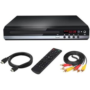 LECTEUR DVD Lecteur DVD Câble AV HDMI compact Entrée USB UHD 1
