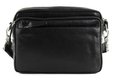 Sac Bandoulière Crossbody PICARD Darling En Cuir De Vache Noir - Neuf Avec étiquettes, Réglable