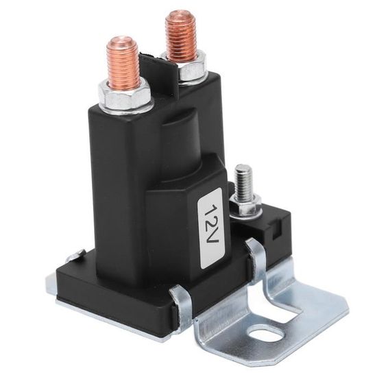 Ashata Relais de démarreur Relais de solénoïde de démarreur 12V 3 postes 8N11450 accessoire de