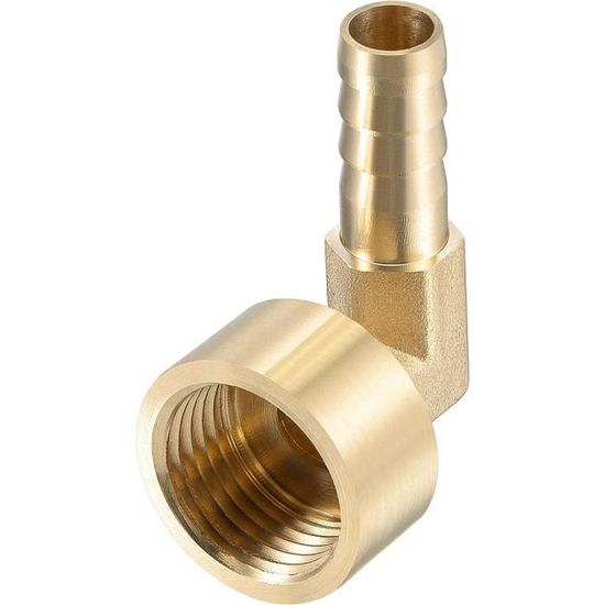 X AUTOHAUX Raccord Cannelé 6mm ID x G1/4 NPT Femelle en Laiton Connecteur Tuyau Voiture 2pcs X AUTOHAUX Raccord Cannelé 6mm ID x G1/4 NPT Femelle en Laiton Connecteur Tuyau Voiture 2pcs