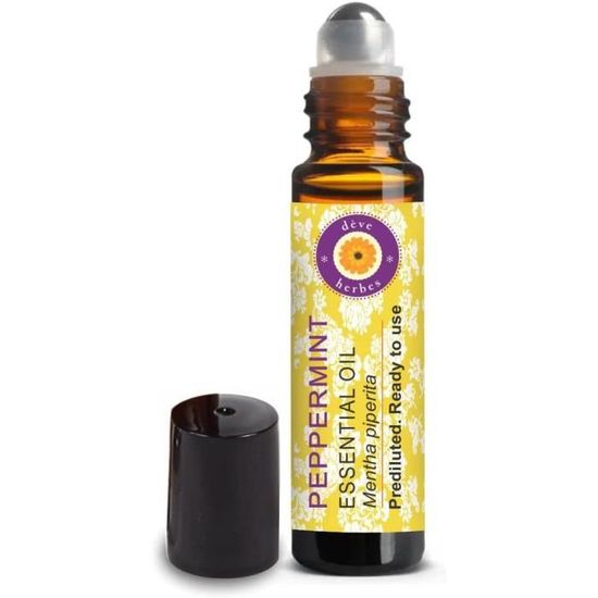 Huile Essentielle De Menthe Poivrée (Mentha Piperita) - 100% Pure Et Naturelle