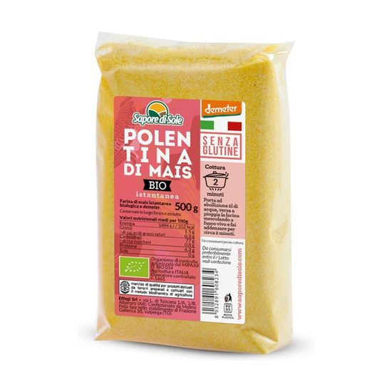 Biona Polenta Bramata Bio 500g - Sans Gluten, à Base De Maïs, Pour Plats Salés Ou Desserts