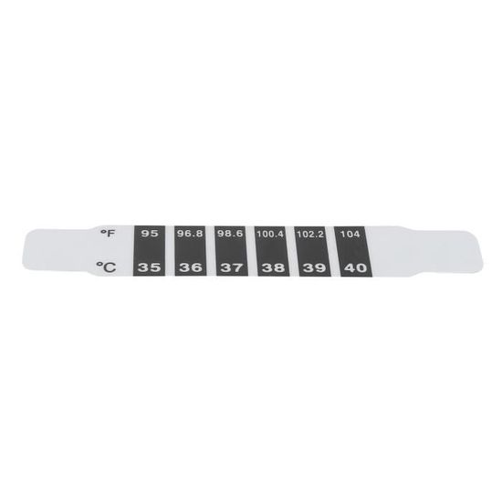 Lv.life bandes de mesure de température 20pcs bandes de thermomètre frontal adultes enfants test d'autocollant de mesure de - Puériculture & Eveil bébé