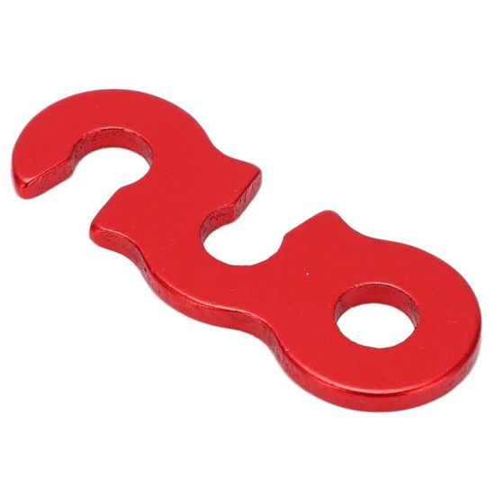 18 Pièces Tendeur de Corde 2 Trous Ajusteur de Corde à Vent Tendure pour Tente R