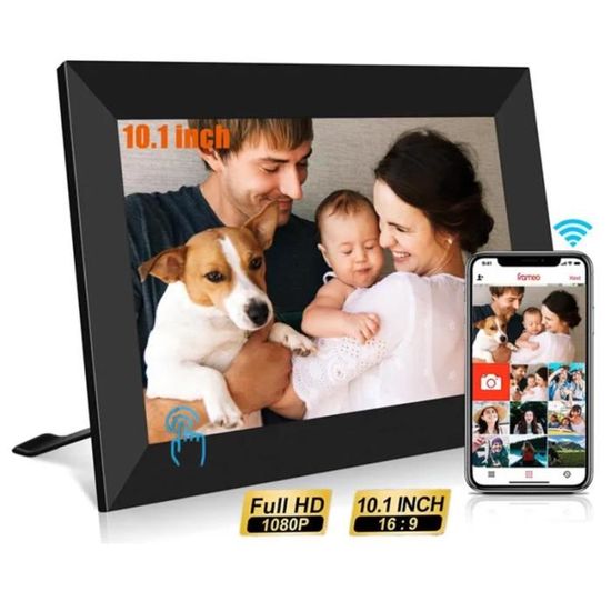 Cadre Photo Numérique Connecté à écran Tactile IPS 10,1" DF-800.WiFi | Cadres Photos Numériques