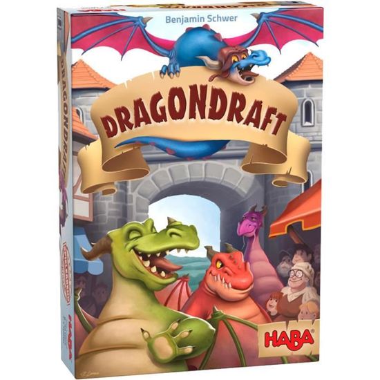 Dragondraft - Jeu de société - Jeux pour la famille - Jeu de réflexion - HABA - Dragons