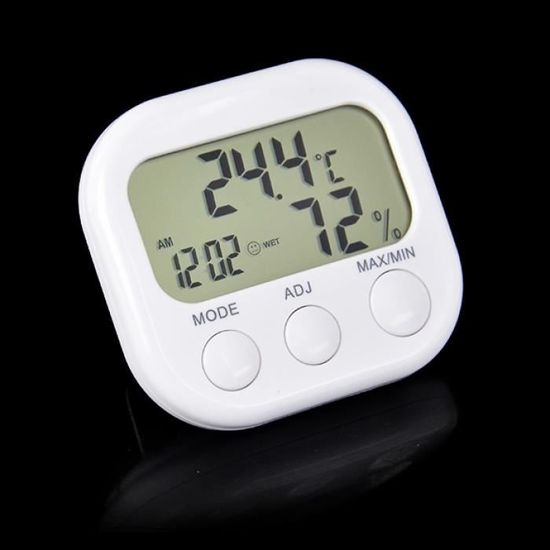 Thermomètre intérieur extérieur numérique HOMDOX KS-005 - Affichage de la température et de l'humidité