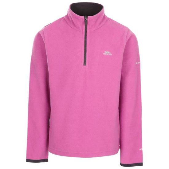 Sweat Polaire Femme Trespass Rose - Taille 14 - 1/4 Zip - Occasion