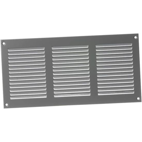 Grille D'aération 75 Mm Avec Moustiquaire - Noir, Neuf, Pour Ventilation