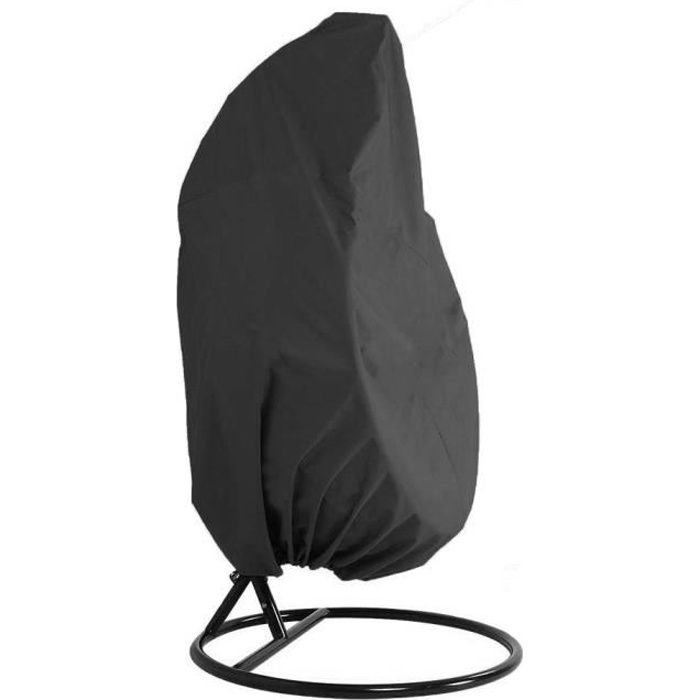 HONCENMAX Jardin Rotin Osier Fauteuil Suspendu Imperméable Housse Meuble - Housse de Protection pour œufs Chaise - Couverture en