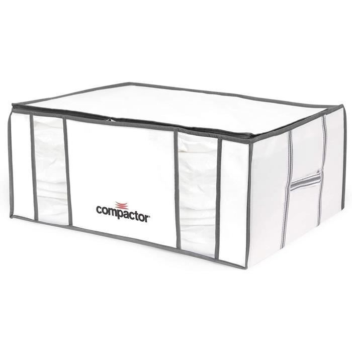 Compactor Lot de 5 housses de rangement sous vide Life, Taille XXL, 210L , Blanc et gris, 65 x 50 x H.27 cm, RAN8821103
