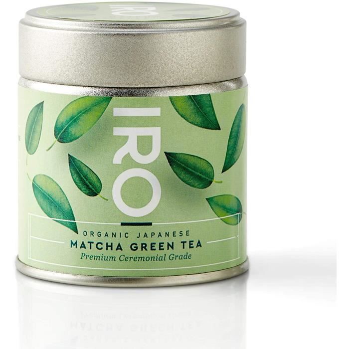 Thé Matcha BIO japonais de qualité supérieure, Premium Ceremonial Grade 30g, 100% bio, 100% naturel, 100% japonais, Matcha excellen
