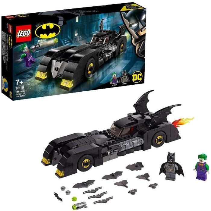 Jeux de construction LEGO®-DC Comics Super Heroes™ Batmobile™ la poursuite du Joker™ Jouet DC Comics Enfant 7 Ans et Pl 52570