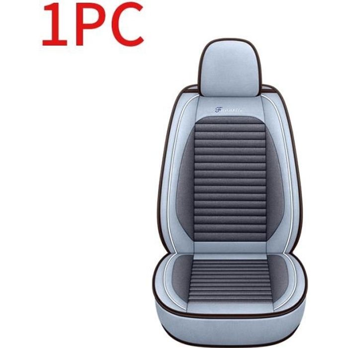 Gray Front 1pc -Housse de siège de voiture, pour Renault Megane 2 3 Fluence Scenic Clio Captur Kadjar Logan 2 Duster Arkana Kangoo,
