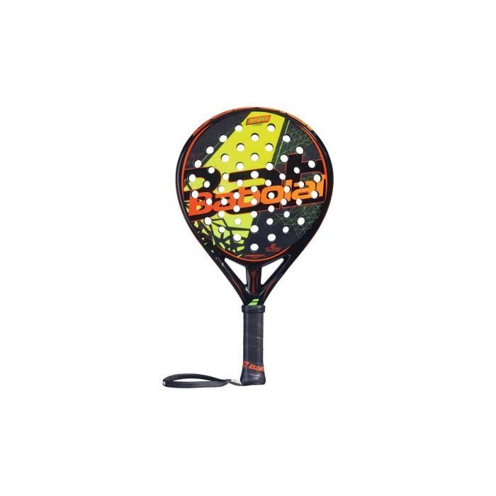 Raquette Padel BABOLAT Defiance Carbon Noir / Rouge / Jaune 2019