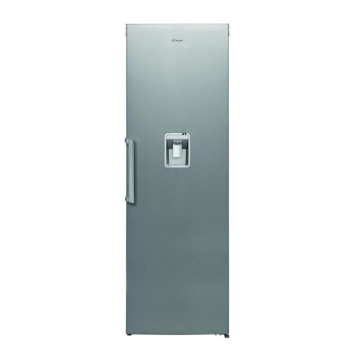 CANDY - CLS186OS - Réfrigérateur 1 Porte Tout Utile - 349 Litres - Inox - Classe A+