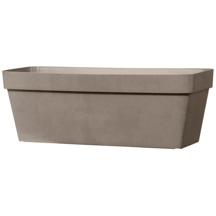DEROMA Jardinière Like taupe - Coloris taupe - 49x17cm