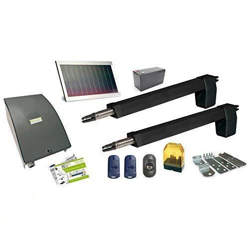 HC812-300 SOLAR automatisme kit motorisation DUCATI HOME pour portail battant Solaire 100% sans fil ouvre portail