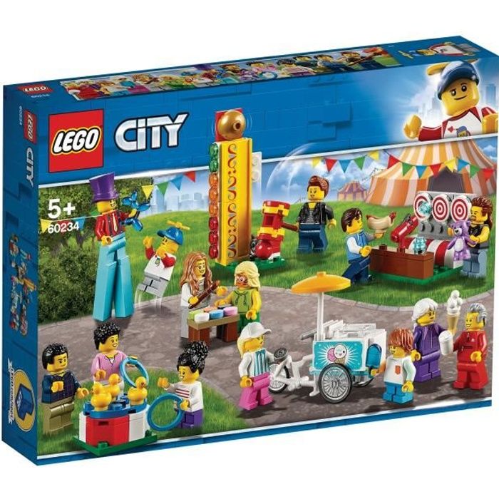LEGO LEGO® City 60234 Ensemble de figurines - La fête foraine Jeu Construction