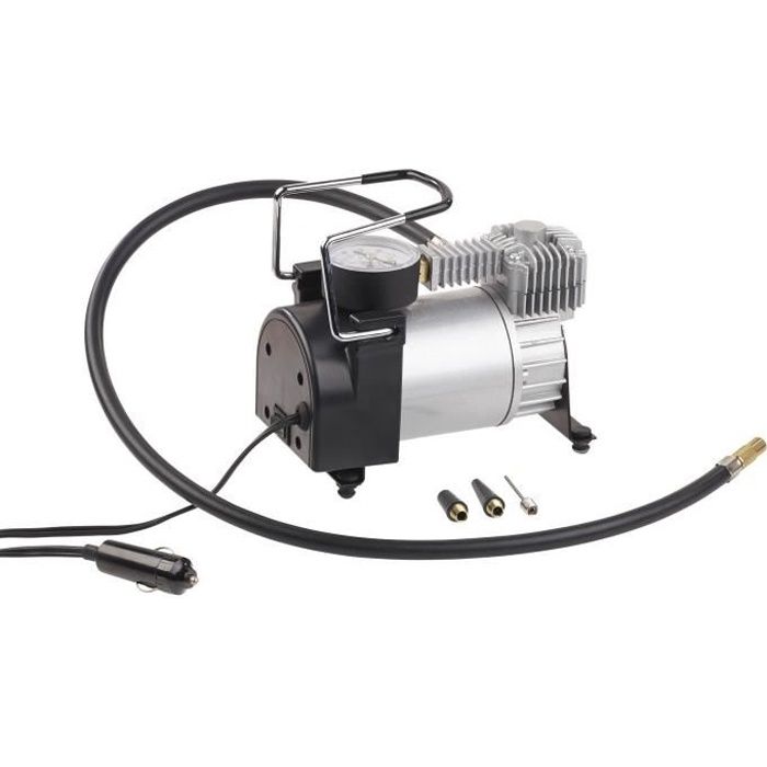 Mini compresseur 12 V / 10 bar avec manomètre – 35L/mn