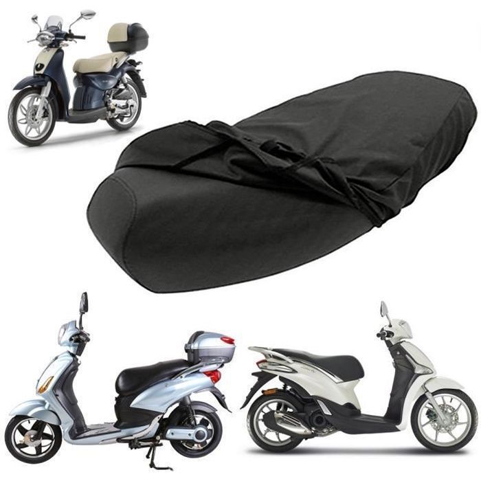 HOUSSE DE SELLE UNIVERSELLE ETANCHE SCOOTER MOTO TAILLE M 72x45cm 50/125cc