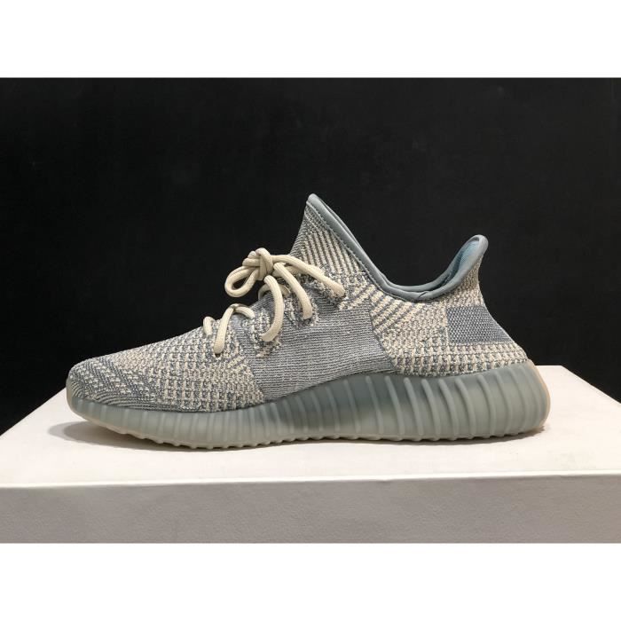 Basket BOOST 350 V2 Chaussures de Running Homme Femme Cuir gris