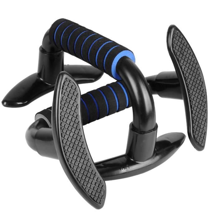 Poitrine en Plastique Unisexe Formation pour Le Soutien Push Up Support Push Up Bars avec Mousse Grip Gym Fitness Accessoires Bleu