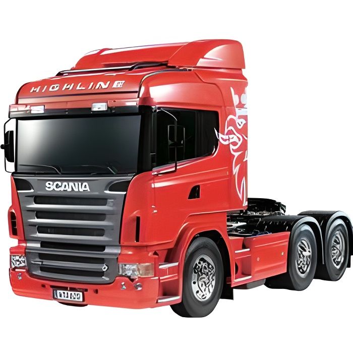 Camion 1-14 Tamiya Scania R620 chromé