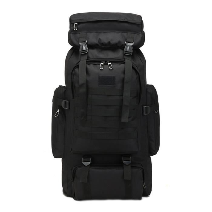 TD® Sac à dos de style militaire 60L extérieure militaire tactique Camping Randonnée Trekking Sac à dos Randonnée Camping