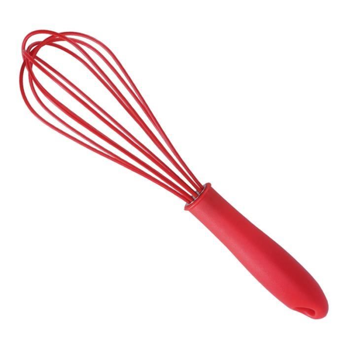 10 Inches Hand Egg Mixer Silicone Balloon Whisk Cream Frother Kitchen Utensils for Blending FOUET MANUEL - CUILLERE MAGIQUE