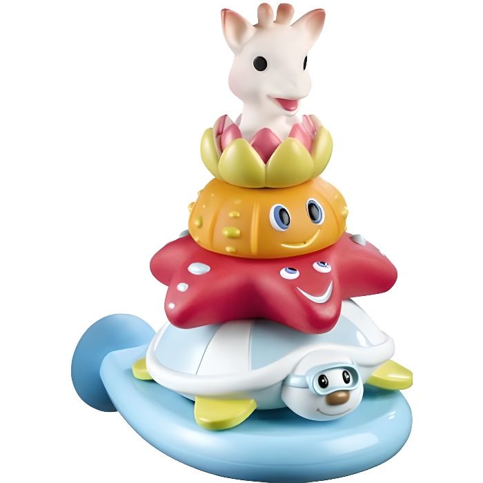 SOPHIE LA GIRAFE Jouet de bain Splash and Surf Pyramid