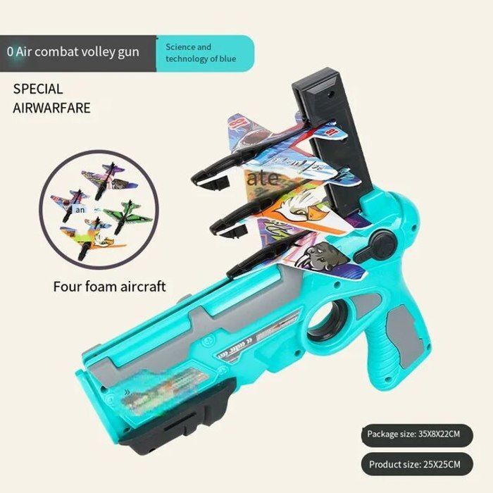 Jouet de tir lanceur d'avion pour garçons - Set de planeur en