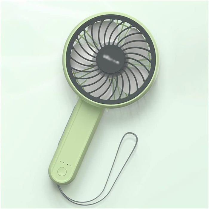 Ventilateur portable Avec lampe à hauteur réglable, pied télescopique à 3 niveaux pour camping, maison, cuisin batterie 3000mAh