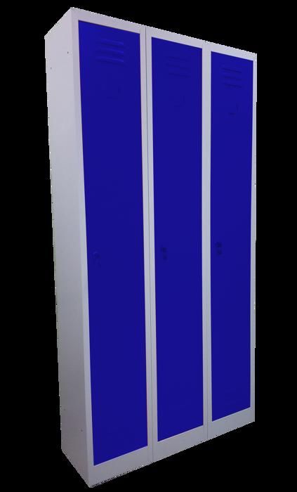 Armoire Dressing en métal 90x30x180h Série Alignable. Couleur BLEU Armoire Dressing en métal 90x30x180h Série Alignable. Couleur BLEU