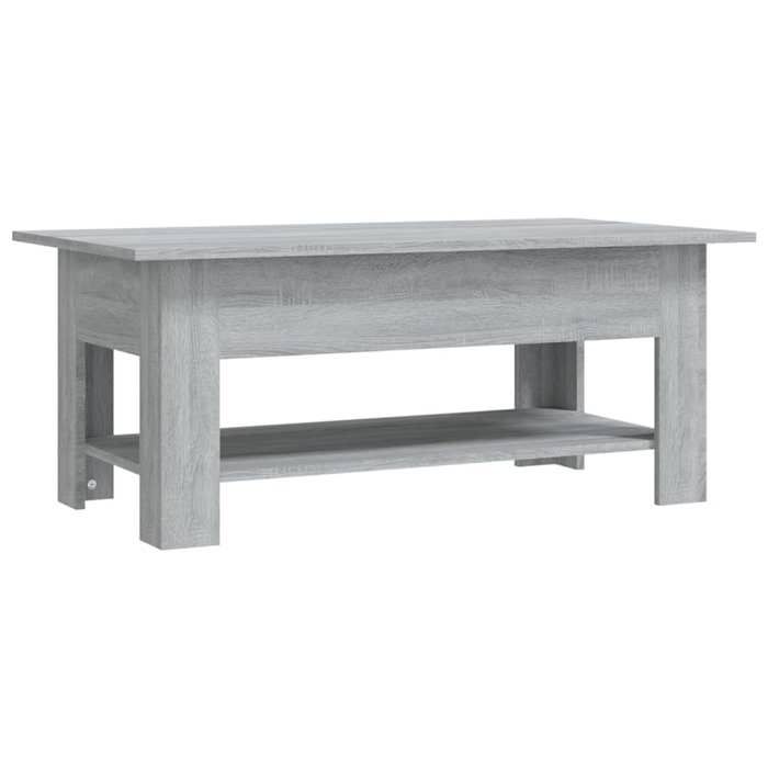Table basse - SWEETY - sonoma Gris - 102x55x42 cm - bois dingénierie - Pour Salon - 813075