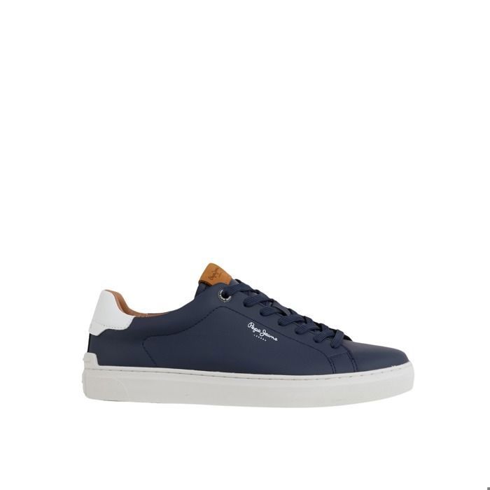 Pepe Jeans Baskets - Pepe Jeans - Camden Club - Bleu - Lacets - Plat