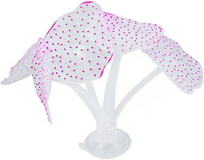 Meilleurs prix pour Lot de 2 décorations d'aquarium en silicone corail artificiel pour aquarium, paysage coloré, effet lumineux, mer