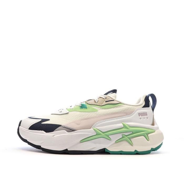 Puma Baskets Blanches/Vertes Femme Puma Spina